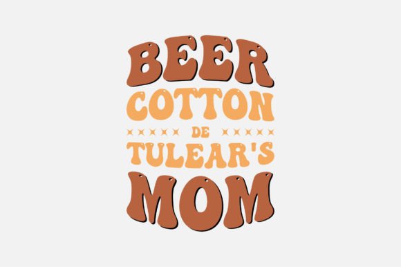 Beer Cotton De Tulear s Mom SVG Design Graphics