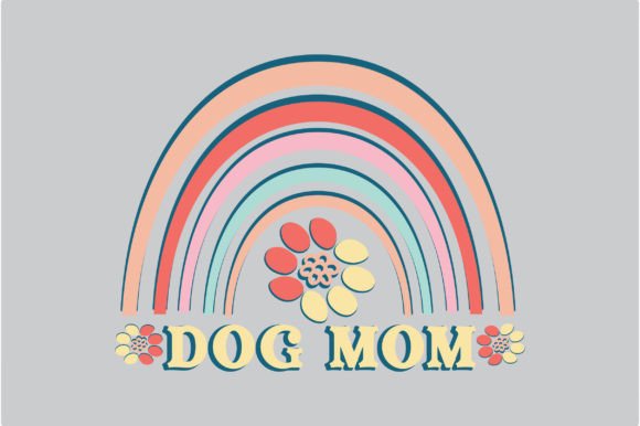 Dog Mom SVG PNG Design for Graphics and Crafts