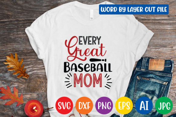 Every Great Baseball Mom Svg Design Graphics and Crafts Review