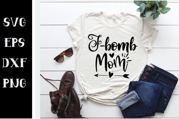 F-bomb Mom SVG Graphics for Crafts and Content