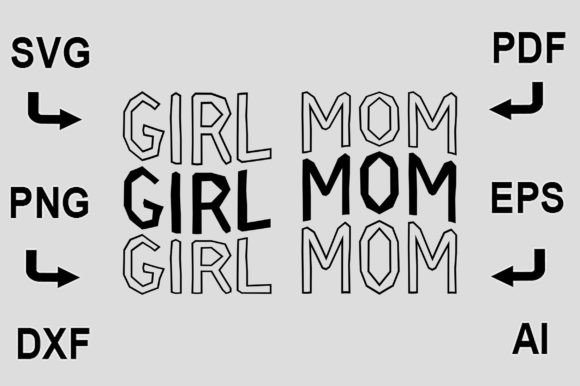 Girl Mom SVG T-Shirt Design Graphics and Crafts Review