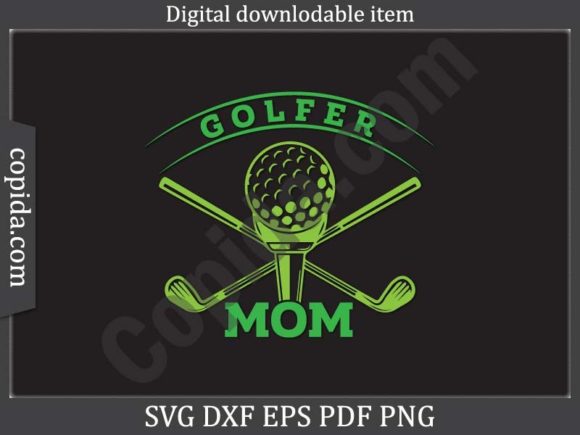 Golfer Mom Svg Printable Cutting File: Graphics and Crafts Review