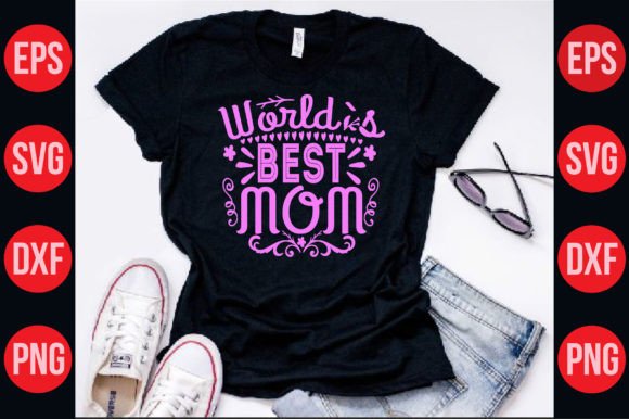 Mom Svg Typography T Shirt Design Vintag Review